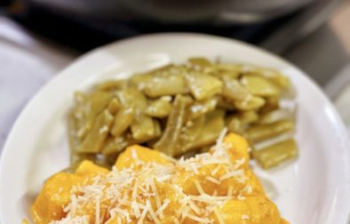 Gnocchi with a Tomato Garlic Cream Sauce