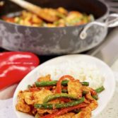 Spicey Honey Garlic Chicken Stir-Fry