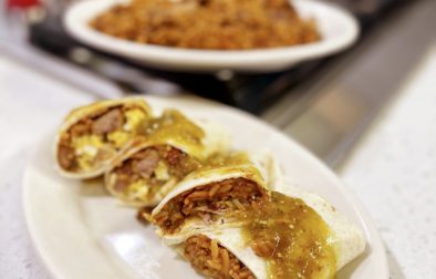 Cajun Beef and Bean Burritos