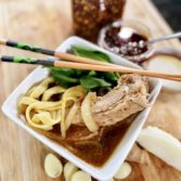 Pork and Noodle Soup