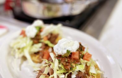 Shredded Pork Tostada