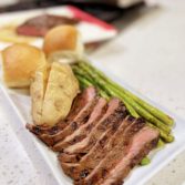 Tangy Lime Grilled Top Round Steak