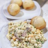 Ham and Shell Pasta Salad