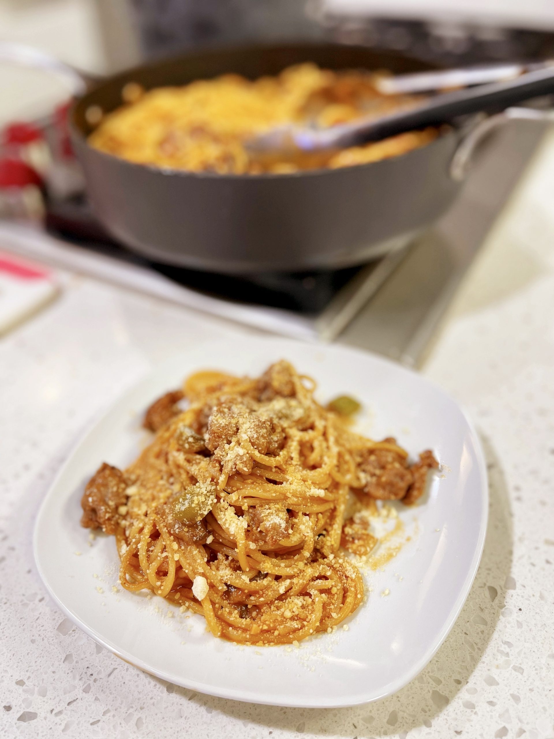 Spaghetti Napolitan (Japanese Ketchup Spaghetti) - cooking with chef bryan