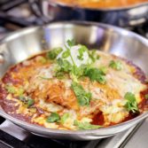 Haystack Chicken Enchiladas