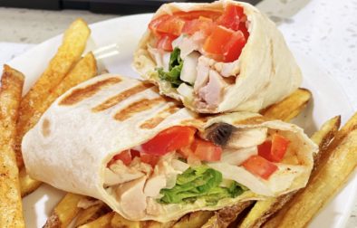 Chicken Wrap Panini Sandwich