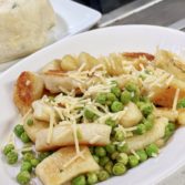 Gnocchi with Ricotta Cheese, Peas and Lemon