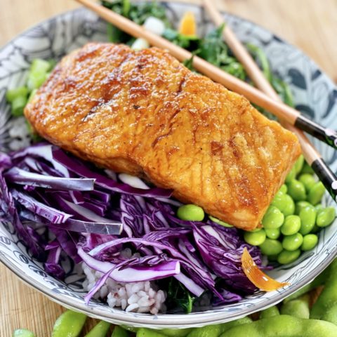 Teriyaki Glazed Salmon - cooking with chef bryan
