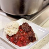 Cherry Chocolate Dump Cake