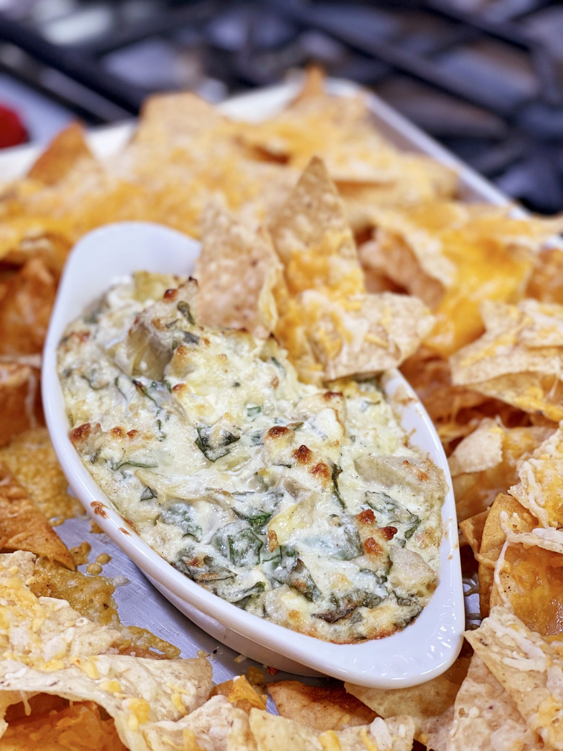Homemade Spinach Artichoke Dip - cooking with chef bryan
