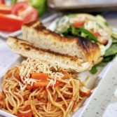 Pasta with a Homemade Chicken Tomato Sauce