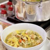 Homemade Chicken Noodle Soup - cooking with chef bryan