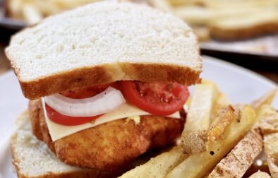 Chicken Sandwiches with Homemade French Fries