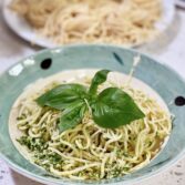 Homemade Pesto and Pasta