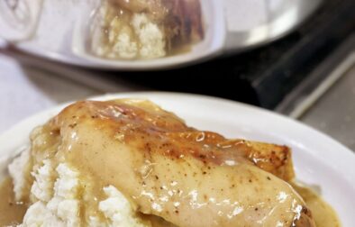 Mashed Potatoes and Pan Gravy