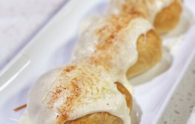 Chicken Pillows with Garlic Bechamel Sauce