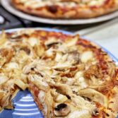 Chicken and Mushroom Pizza