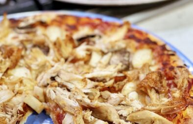 Chicken and Mushroom Pizza