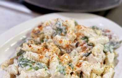 Creamy Garlic Parmesan Pasta and Chicken