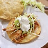 Chicken Tinga Tacos or Tostadas