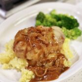 French Onion Smothered Pork Chops