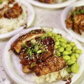 Ginger Glazed Chicken Thighs