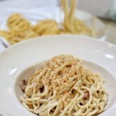 Creamy Bacon and Mushroom Pasta Alfredo