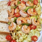 Grilled Shrimp Salad with Ginger Dressing