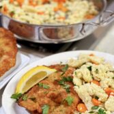 Pork Schnitzel with Spaetzle