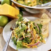 Butternut Squash and Kale Salad with Tahini Vinaigrette | A Healthy Delight