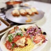 Irresistible Chicken Parmesan Delight with Angel Hair Pasta, A Flavorful Feast