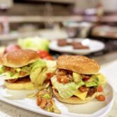 Sizzling BBQ Bacon Burgers with Zesty Pico de Avocado Recipe
