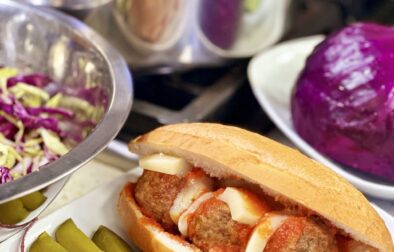 Ultimate meatball submarine sandwich