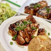 Irresistible Teriyaki Glazed Pork Chops with Pineapple Fried Rice Recipe