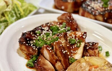 Irresistible Teriyaki Glazed Pork Chops with Pineapple Fried Rice Recipe