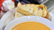 Rich and Flavorful Roasted Red Pepper, Tomato, and Garlic Soup