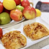 Irresistible Mini Apple Galettes with Sweetened Sour Cream Base