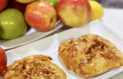 Irresistible Mini Apple Galettes with Sweetened Sour Cream Base