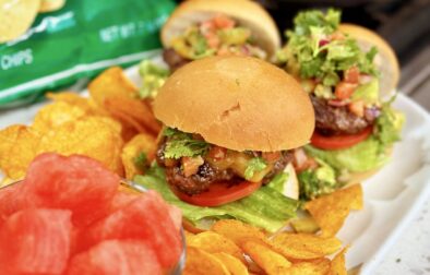 Beef Sliders with Avocado Salsa