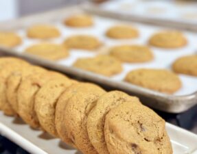 Pumpkin Spice Espresso Chocolate Chip Cookies