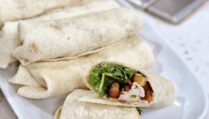 Grilled Chicken Caesar Wrap with Homemade Caesar Dressing