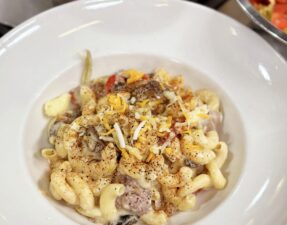 Philly Cheesesteak Mac and Cheese