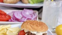 Mushroom and Swiss Burger