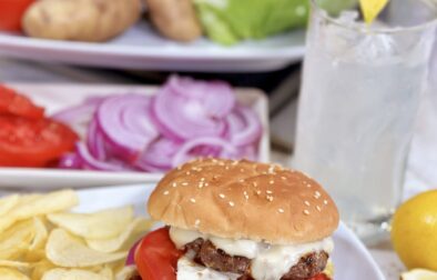 Mushroom and Swiss Burger