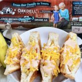 Bacon, Egg, and Cheese Stuffed Texas Toast Pockets with Utah Fry Sauce