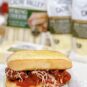 Air Fryer Stuffed Meatballs with Cache Valley® Creamery Mozzarella Cheese Sub Sandwich