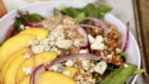 Balsamic Peach Chicken Salad