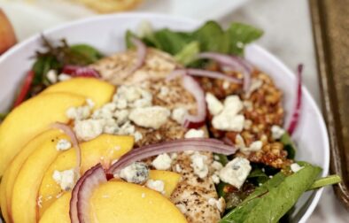 Balsamic Peach Chicken Salad