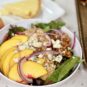 Balsamic Peach Chicken Salad