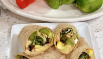 Grilled Vegetable and Hummus Wrap